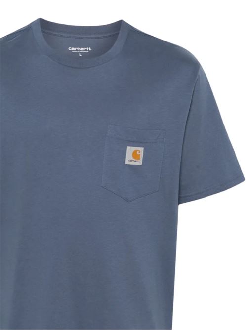 S/S Pocket T-Shirt CARHARTT WIP | I030434976XXBLUE IRIS